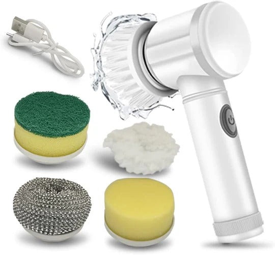 Cleaning Magic Electric Brush (5-in-1) فرشاة التنظيف الكهربائية السحرية